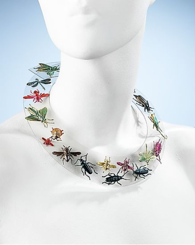 schiaparelli bug necklace